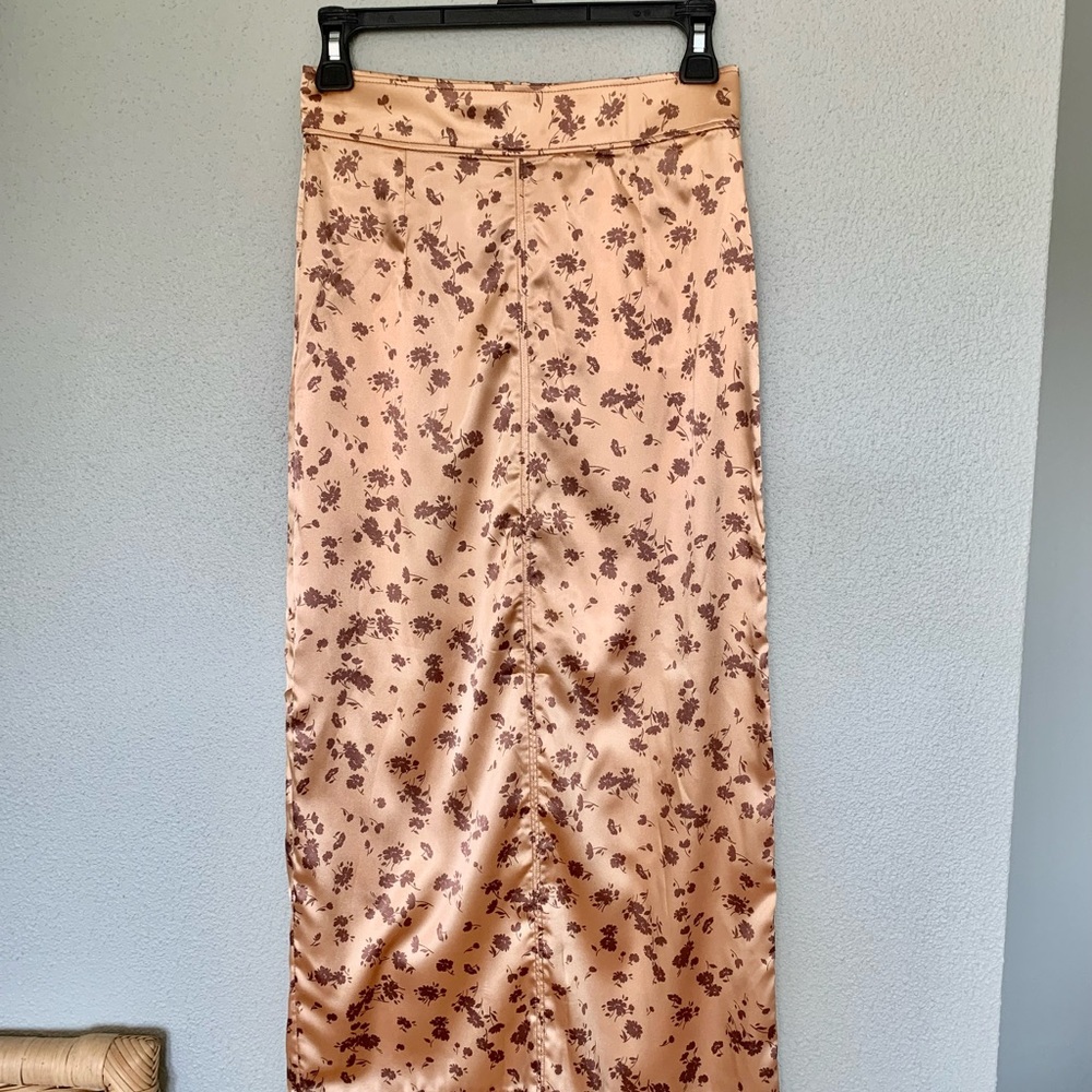 NWT Zara Satin Midi Skirt - Picture 3 of 7
